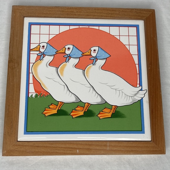 Accents | Vintage Ready To Hang Ducks Tile | Poshmark